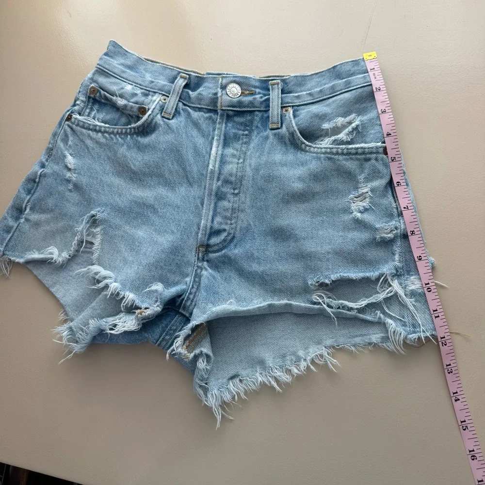 AGOLDE Parker Vintage Cut Off Shorts in Swapmeet Size 26 waist